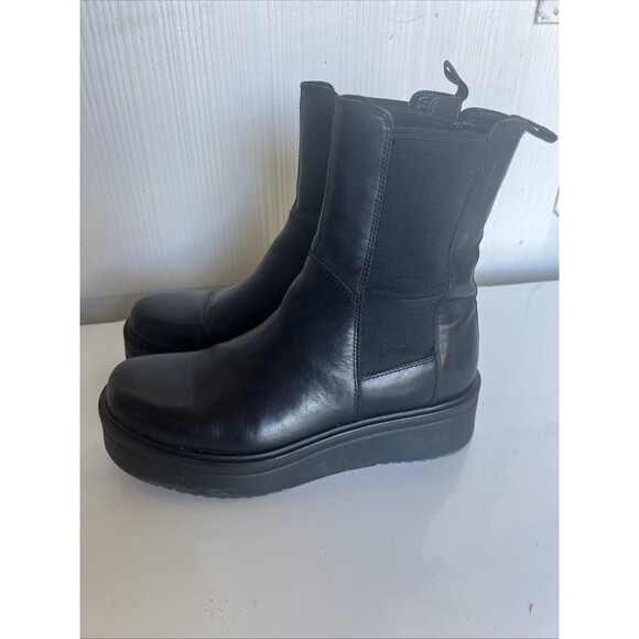 Vagabond Tara Chelsea Chunky Ankle Boots Size 10 Platform 90’s Edgy - Picture 3 of 12
